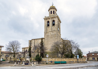 Fototapeta na wymiar Olmillos de Sasamon church, Burgos