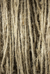 Texture of the old rope
