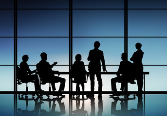 Businessteam at work