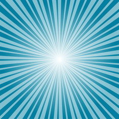 blue burst background. Vector/illustration.