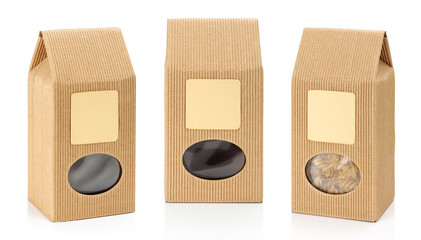Cardboard packaging. Paper box