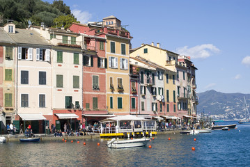Obraz premium Portofino. Znana miejscowość turystyczna. Region Liguria, Włochy