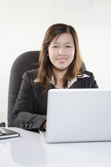 Portrait of beautiful female executive