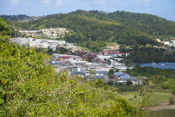 Fototapeta na wymiar Marina Cul de Sac du Marin Le Marin Martinique Caraibes 09