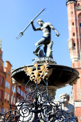 Fototapeta na wymiar neptun's fountain