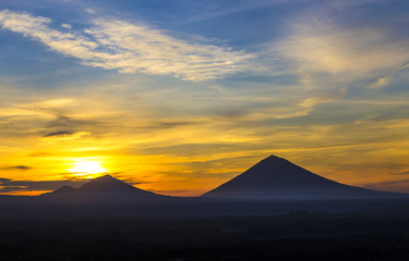 Fototapeta na wymiar Volcano Agung
