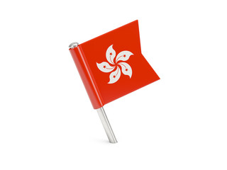 Flag pin of hong kong