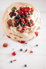 coffee meringue cake