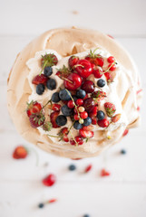 coffee meringue cake