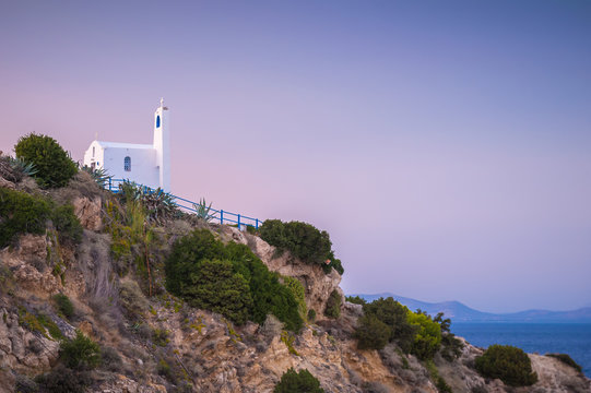 Small chuch on the hill