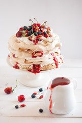 coffee meringue cake