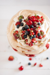 coffee meringue cake