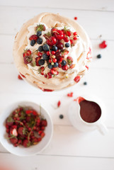 coffee meringue cake