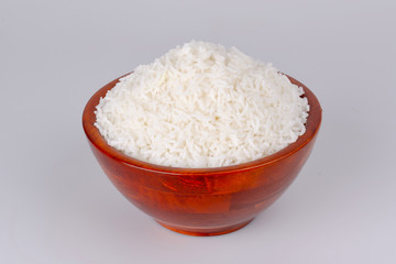 Boiled white rice