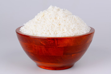 Boiled white rice