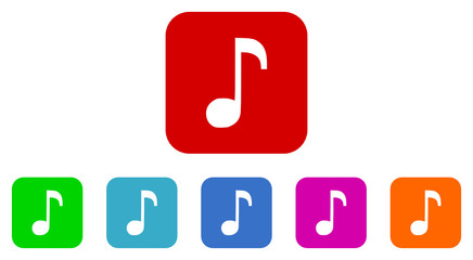 music vector icon set