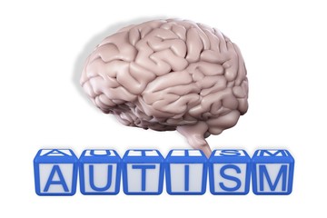 Composite image of autism building blocks