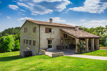 Obraz premium Toskański dom we Włoszech