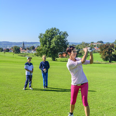Obraz premium beim Golf spielen