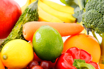 新鮮な野菜と果物