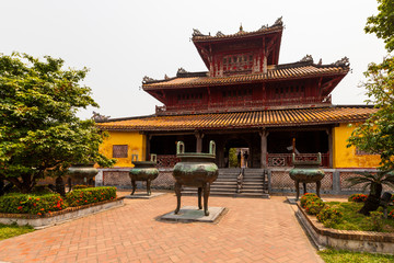 Obraz premium In der Zitadelle in Hue