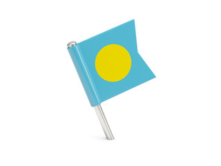 Flag pin of palau