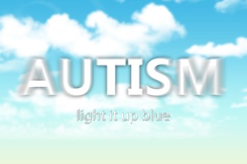 Composite image of autism