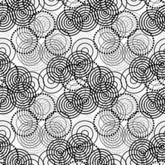 Abstract seamless background made of rings