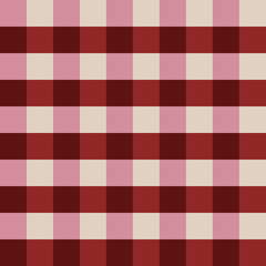 Marsala plaid seamless pattern