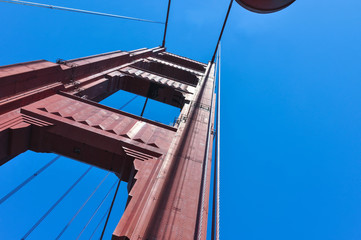 The Golden Gate Bridge Pillar, San Francisco
