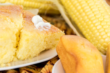 fresh oven baked cornbread