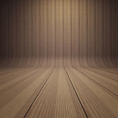 Bended Wooden Floor Background