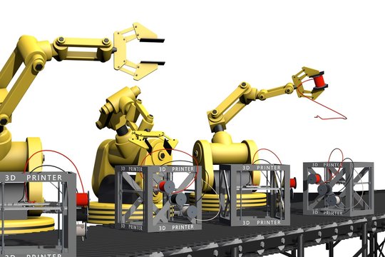 Productie van 3D printers