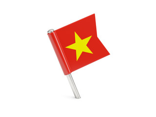 Flag pin of vietnam