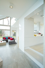 Steps to the kitchen