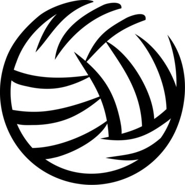Volleyball drawn
