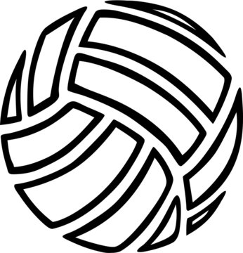 Outline Volleyball