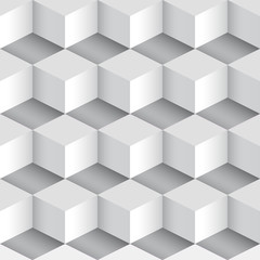 seamless abstract background with cube motive