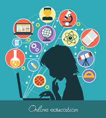 Infographic design of education