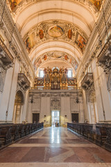 Naklejka premium The Salzburg Cathedral (Salzburger Dom) in Salzburg, Austria