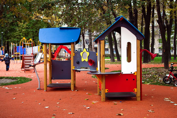 Fototapeta na wymiar Kids playground