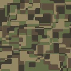 Abstract Vector Military Camouflage Background