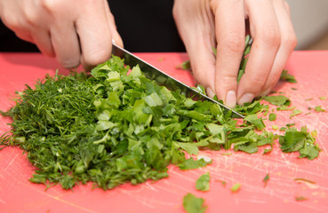 sliced dill knife