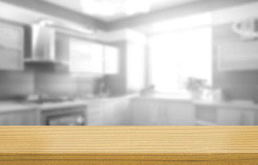 Interior with blurred background