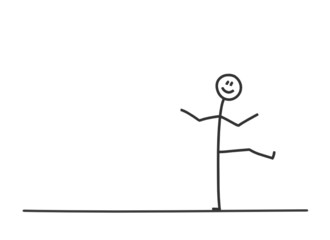 sm auf einem bein stehen I