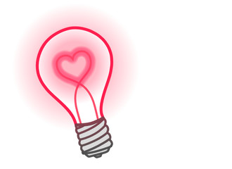 sm herz gluehbirne III