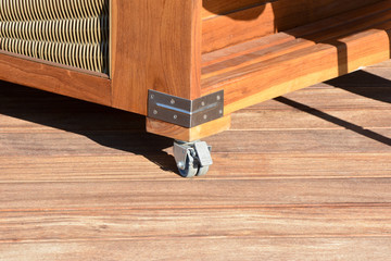 rollen Strandkorb terrasse
