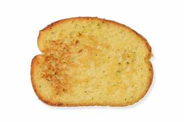 Toasted  Slice of Seasoned Garlic Bread