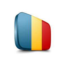 Romania button