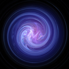 Blue Swirl Abstract.